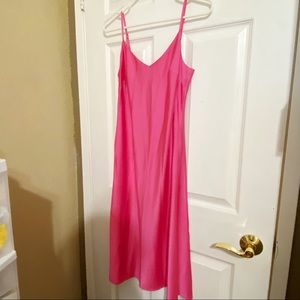 Forever 21 Pink Silk Dress